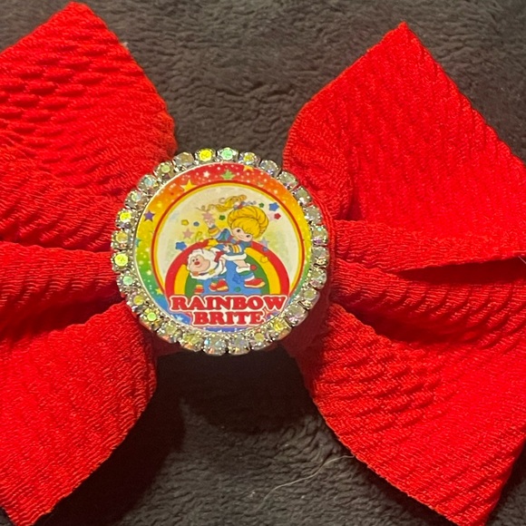 Rainbow Red Bow Sandals - Picture 1 of 1
